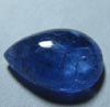 10x13 mm Tear Drop - Natural Deep Blue Colour - TANZANITE - Cabochon Gorgeous Rich Blue Colour
